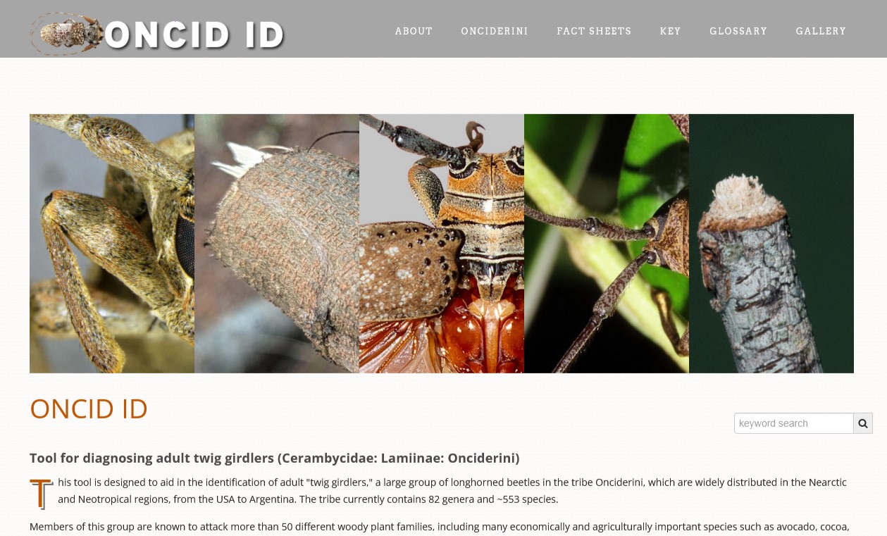 Oncid ID home page